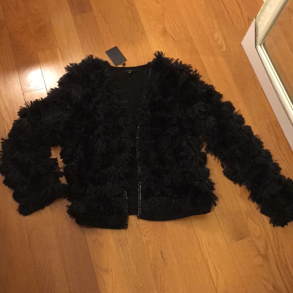 Faux fur jacket
